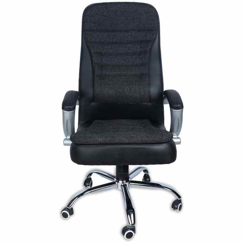 Back Office Chair (Black) Leatherette Office Execu