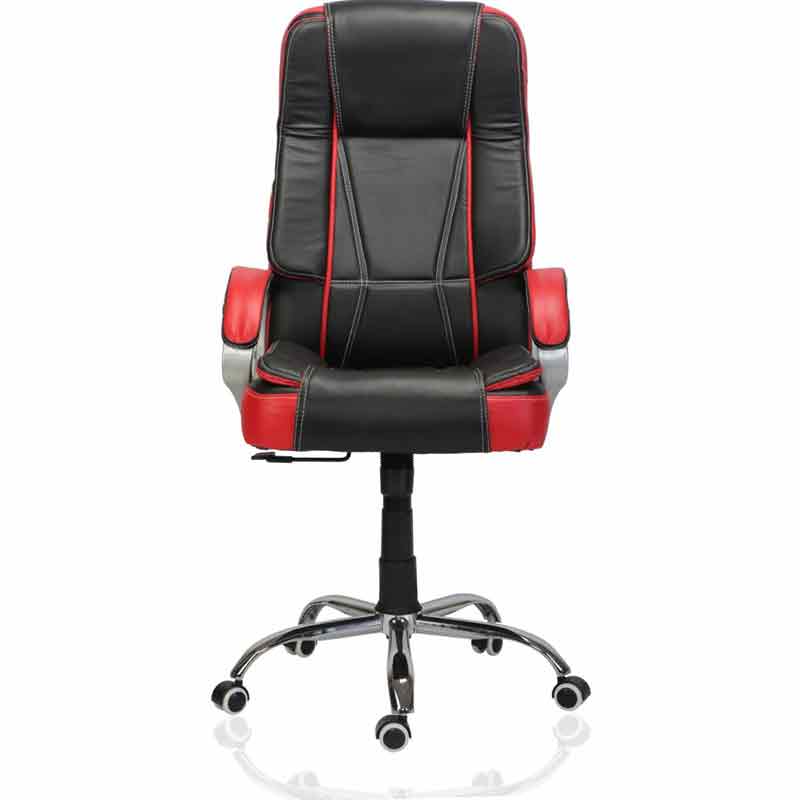 Office Chair (Black Red) Leatherette Office Execut
