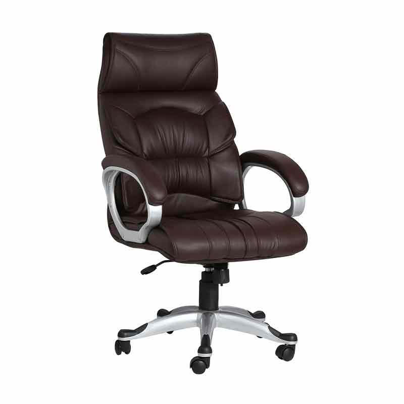 Doblepiel Executive High Back Brown Chair