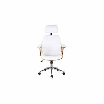 Ray Executive Study Chair White