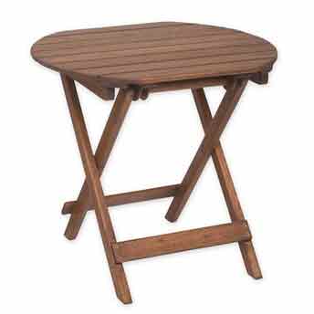Adirondack Wooden Side Table