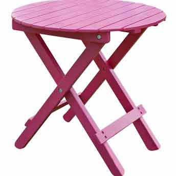 Round Side Table Pink