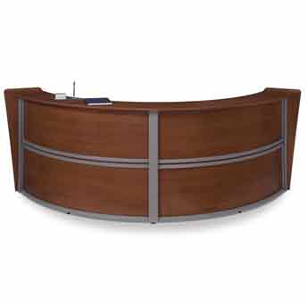 Marque Series Double-Unit Curved Reception Station