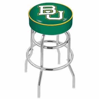 Green Baylor Cushion Seat with Double-Ring Chrome