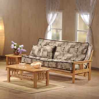 Ridgewood Full Futon Frame with Mattress